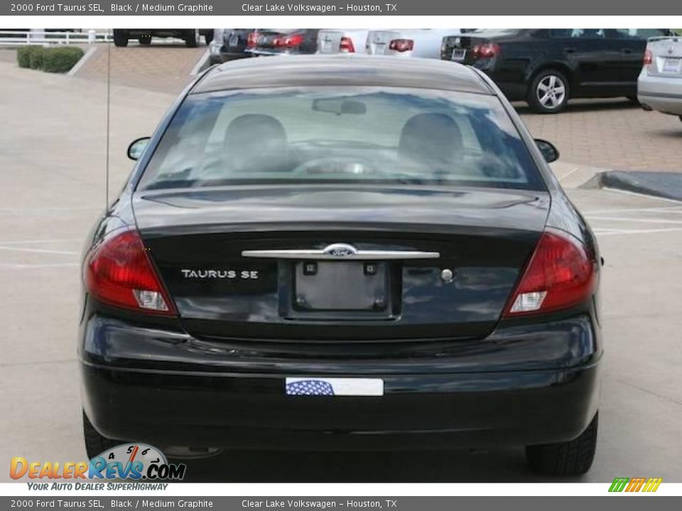 2000 Ford Taurus SEL Black / Medium Graphite Photo #13