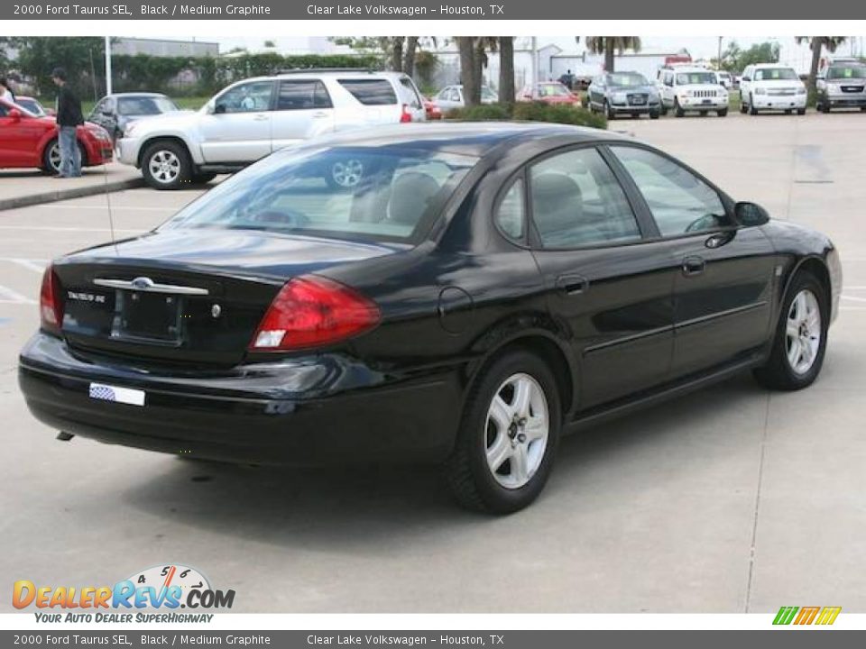 2000 Ford Taurus SEL Black / Medium Graphite Photo #14