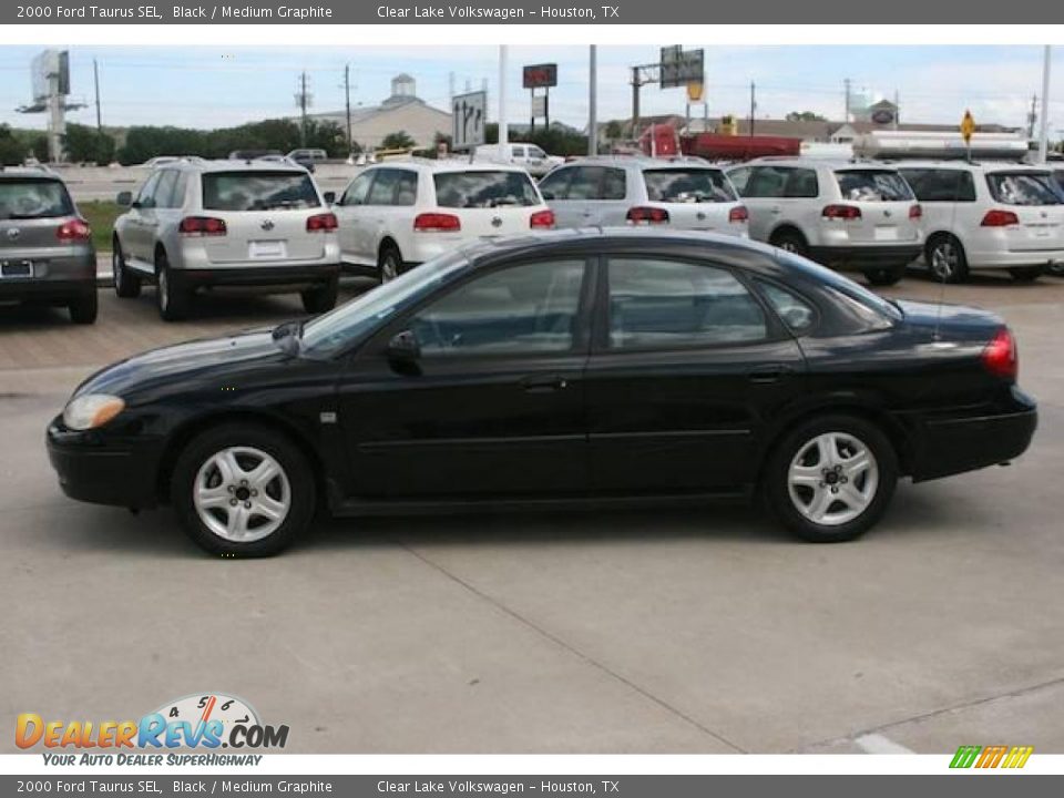 2000 Ford Taurus SEL Black / Medium Graphite Photo #17