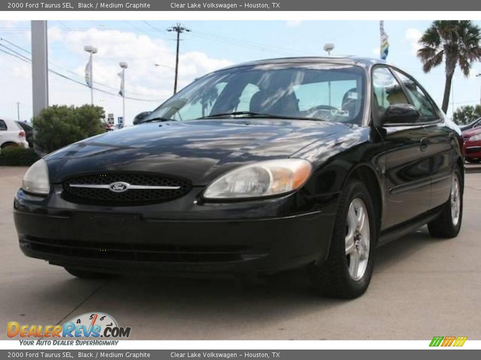 2000 Ford Taurus SEL Black / Medium Graphite Photo #20