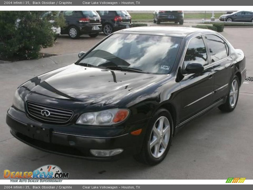 2004 Infiniti I 35 Black Obsidian / Graphite Photo #4