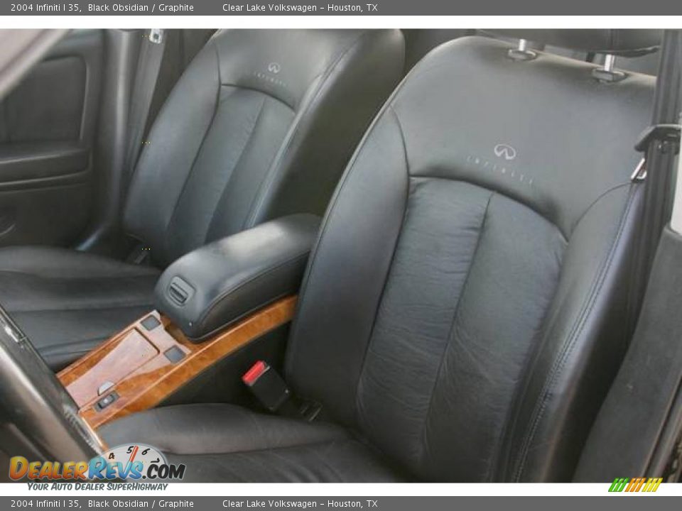 2004 Infiniti I 35 Black Obsidian / Graphite Photo #7