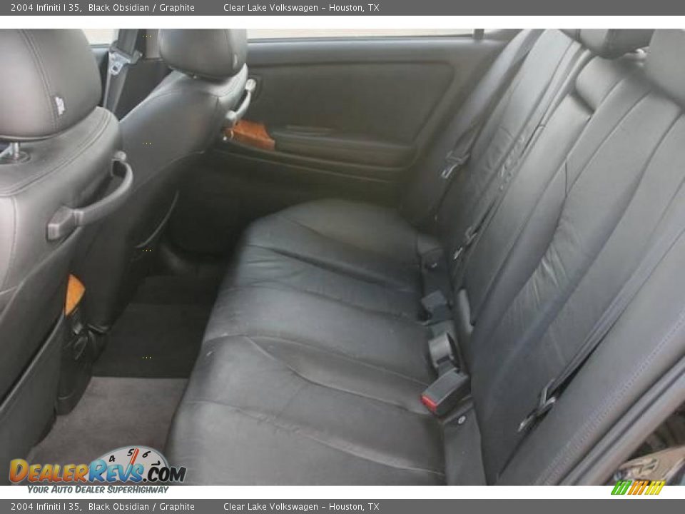 2004 Infiniti I 35 Black Obsidian / Graphite Photo #8