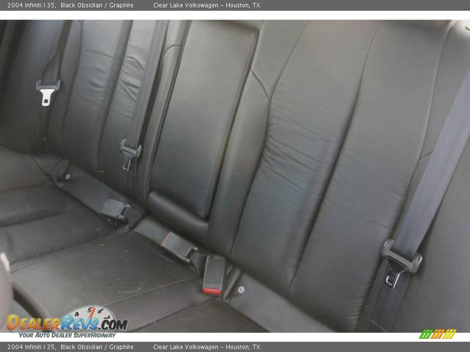 2004 Infiniti I 35 Black Obsidian / Graphite Photo #10