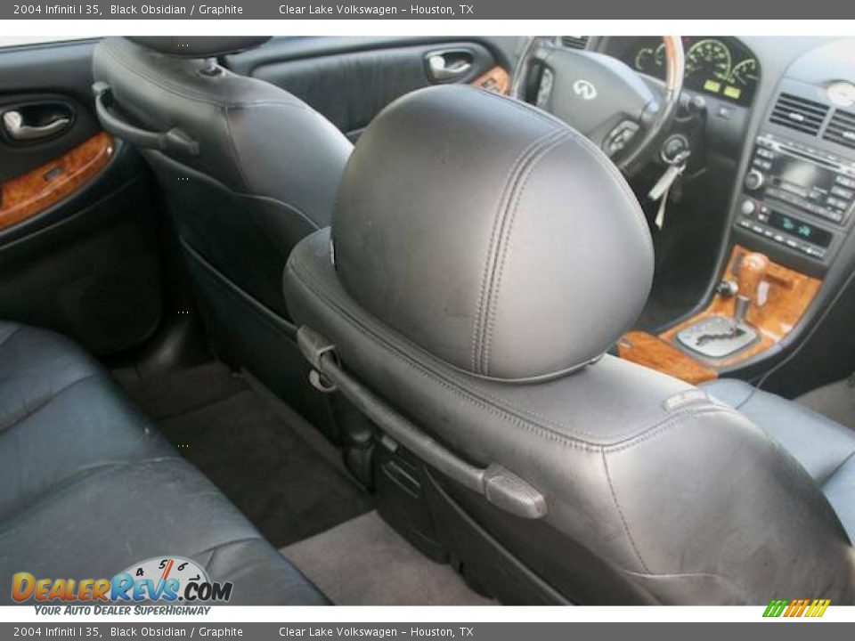 2004 Infiniti I 35 Black Obsidian / Graphite Photo #13