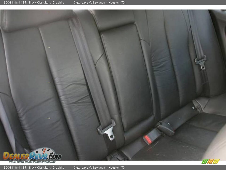 2004 Infiniti I 35 Black Obsidian / Graphite Photo #14