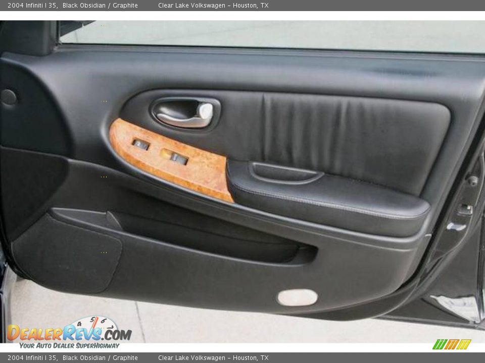 2004 Infiniti I 35 Black Obsidian / Graphite Photo #15