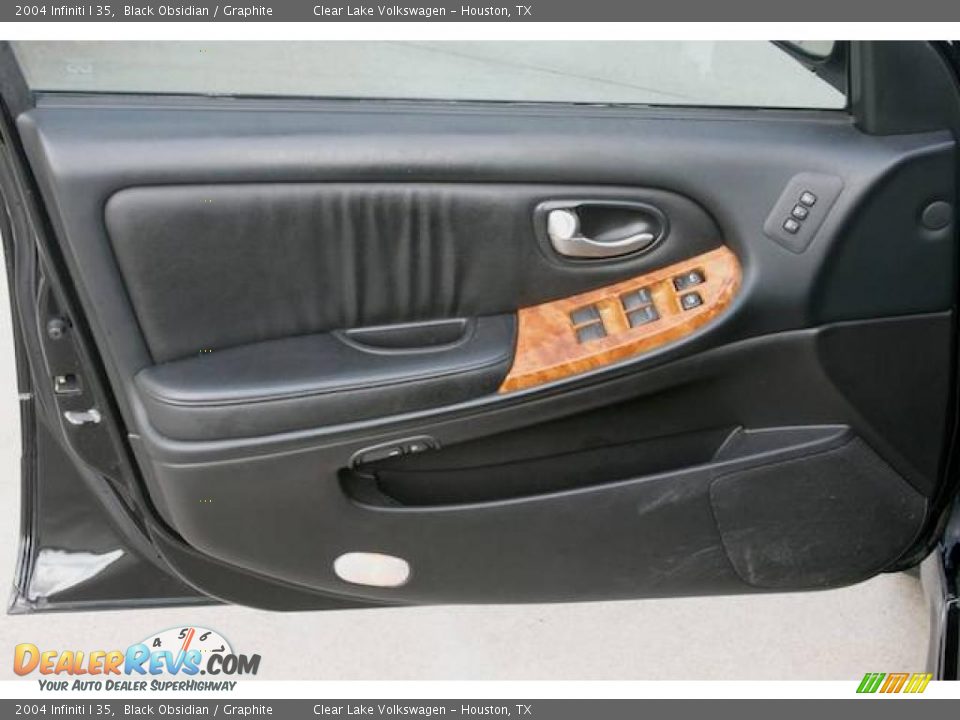2004 Infiniti I 35 Black Obsidian / Graphite Photo #19