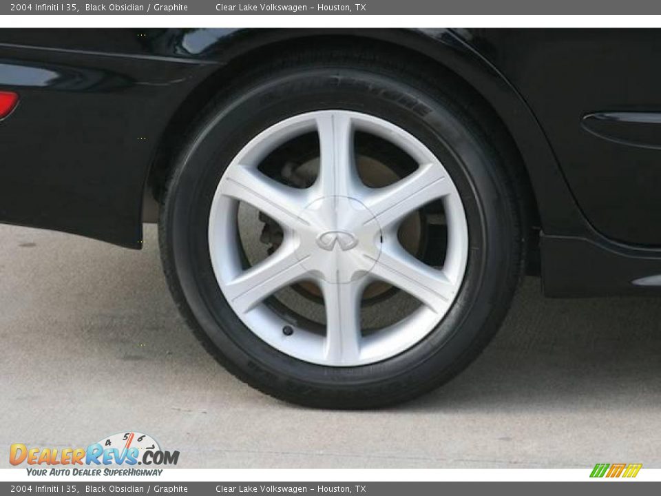 2004 Infiniti I 35 Black Obsidian / Graphite Photo #20