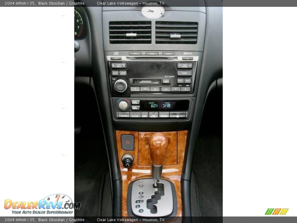 2004 Infiniti I 35 Black Obsidian / Graphite Photo #21