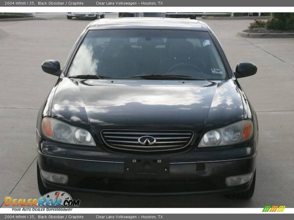 2004 Infiniti I 35 Black Obsidian / Graphite Photo #24