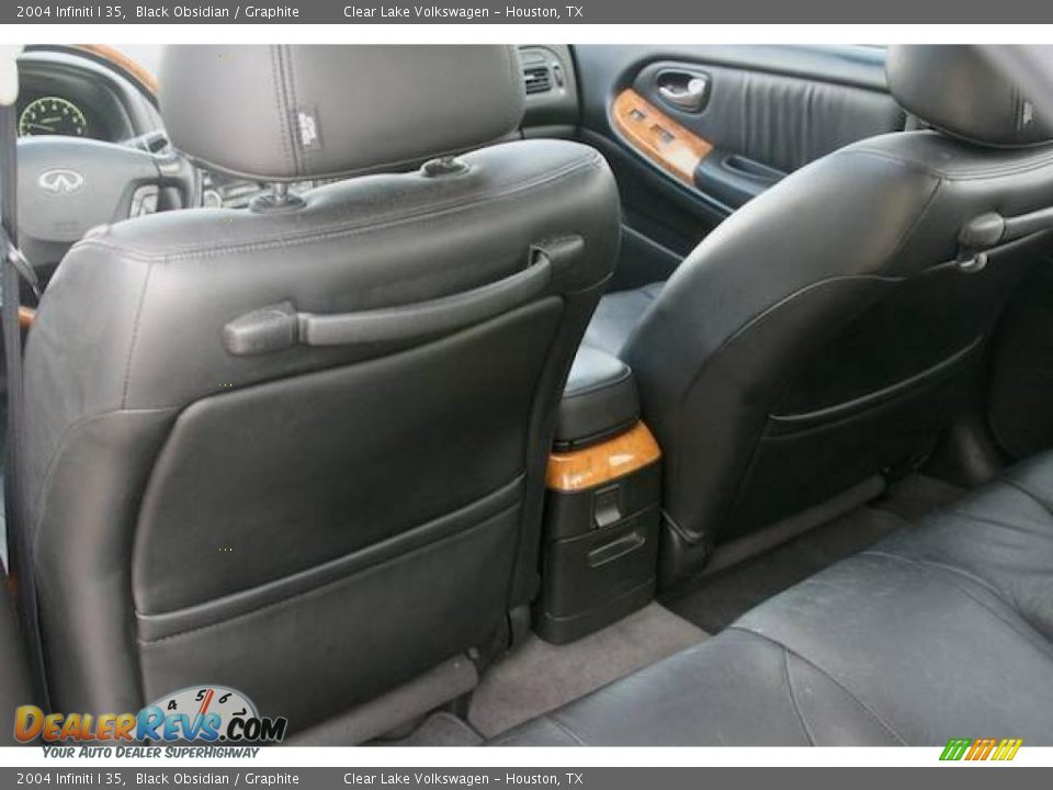 2004 Infiniti I 35 Black Obsidian / Graphite Photo #26