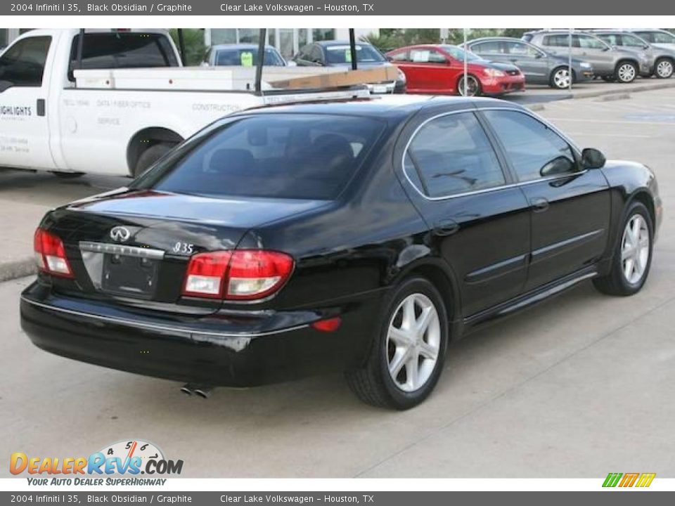 2004 Infiniti I 35 Black Obsidian / Graphite Photo #32