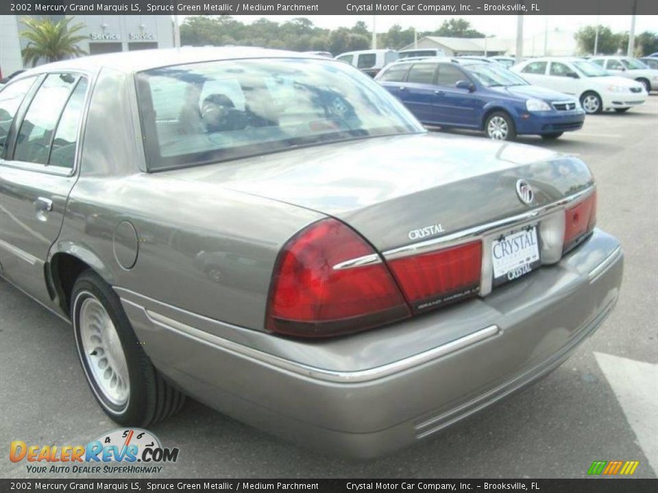 2002 Mercury Grand Marquis LS Spruce Green Metallic / Medium Parchment Photo #7