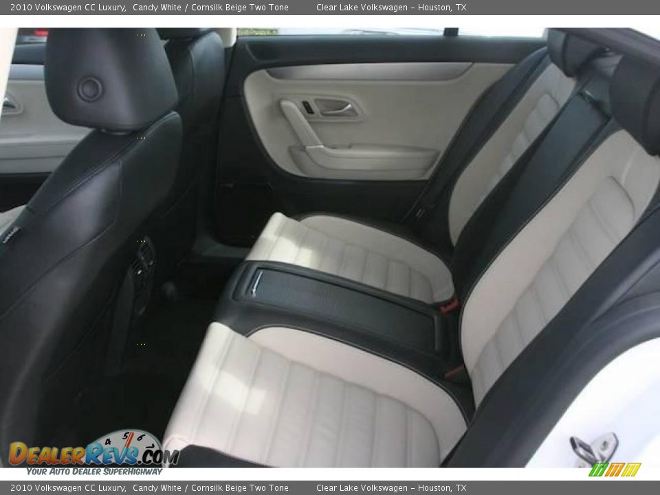 2010 Volkswagen CC Luxury Candy White / Cornsilk Beige Two Tone Photo #7