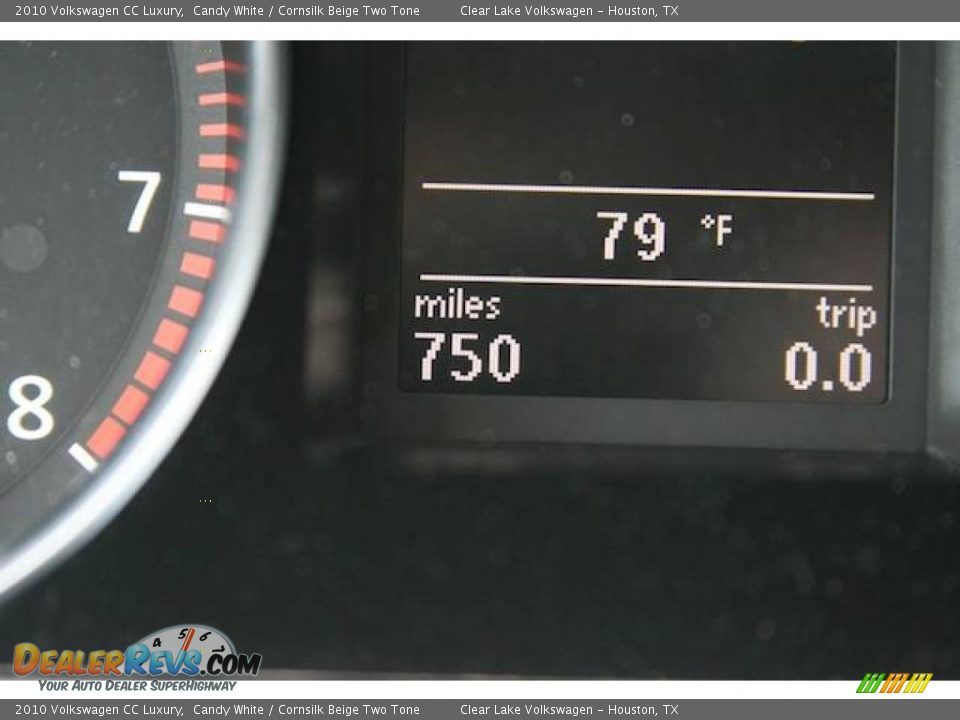 2010 Volkswagen CC Luxury Candy White / Cornsilk Beige Two Tone Photo #20