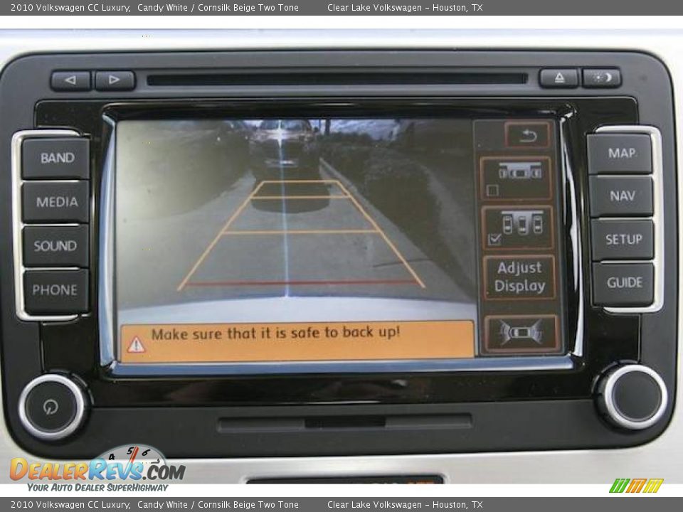 2010 Volkswagen CC Luxury Candy White / Cornsilk Beige Two Tone Photo #21