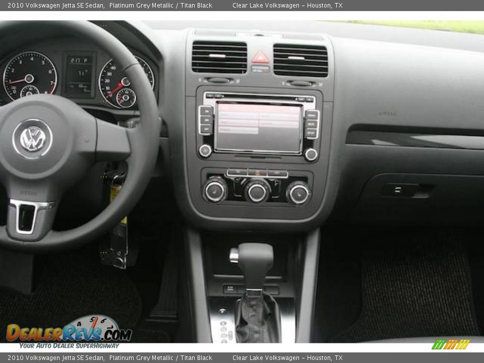 2010 Volkswagen Jetta SE Sedan Platinum Grey Metallic / Titan Black Photo #5