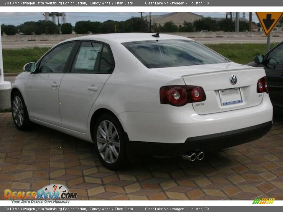 2010 Volkswagen Jetta Wolfsburg Edition Sedan Candy White / Titan Black Photo #3
