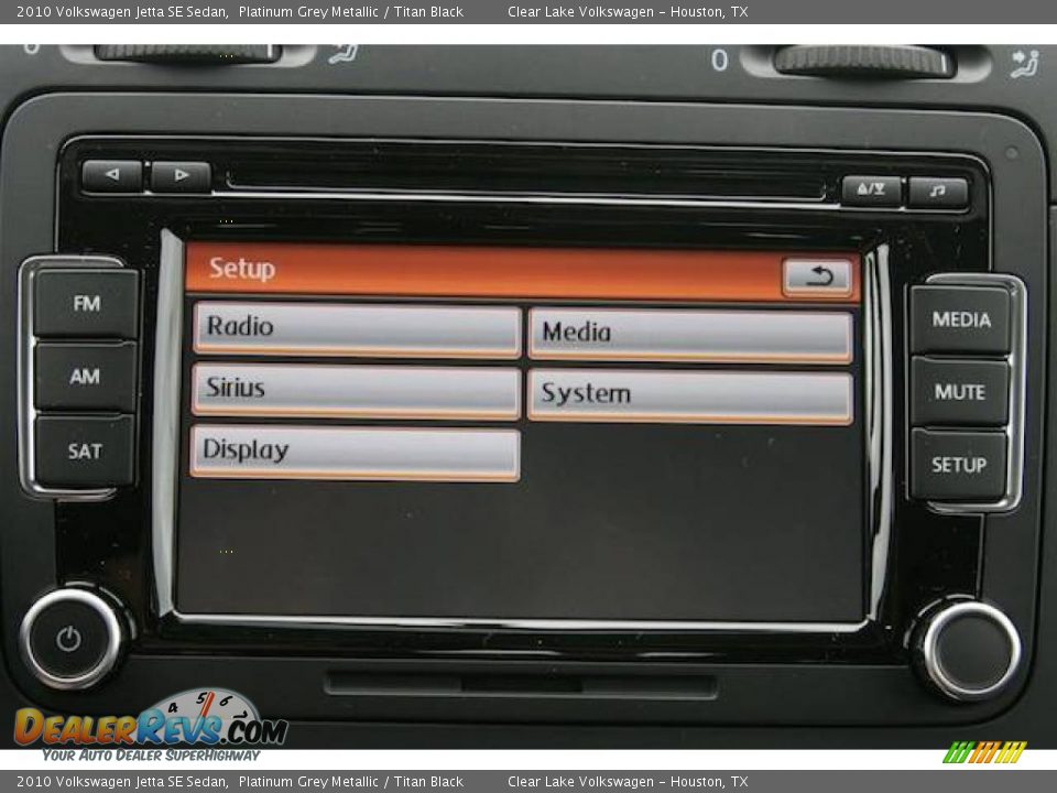2010 Volkswagen Jetta SE Sedan Platinum Grey Metallic / Titan Black Photo #8