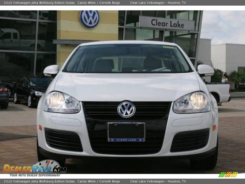 2010 Volkswagen Jetta Wolfsburg Edition Sedan Candy White / Cornsilk Beige Photo #14