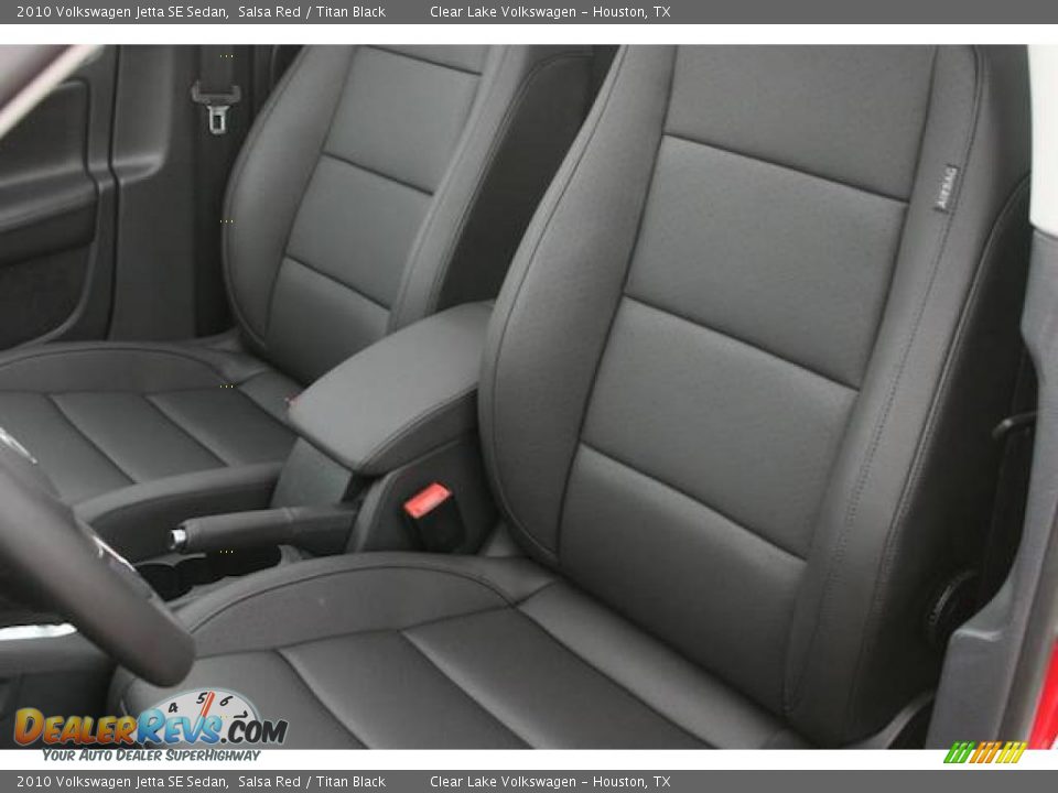 2010 Volkswagen Jetta SE Sedan Salsa Red / Titan Black Photo #6