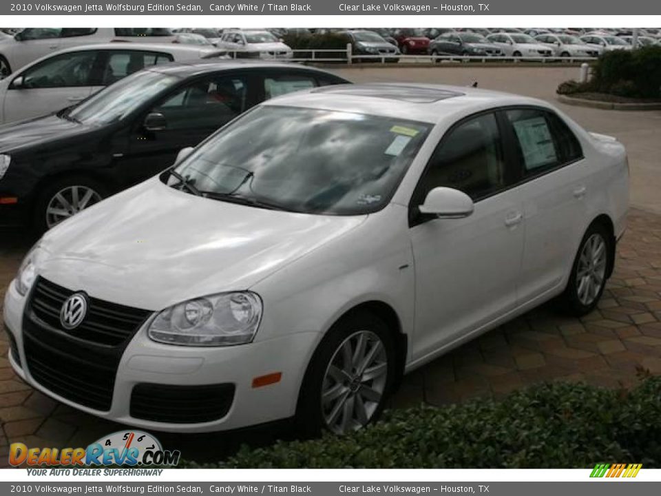 2010 Volkswagen Jetta Wolfsburg Edition Sedan Candy White / Titan Black Photo #12