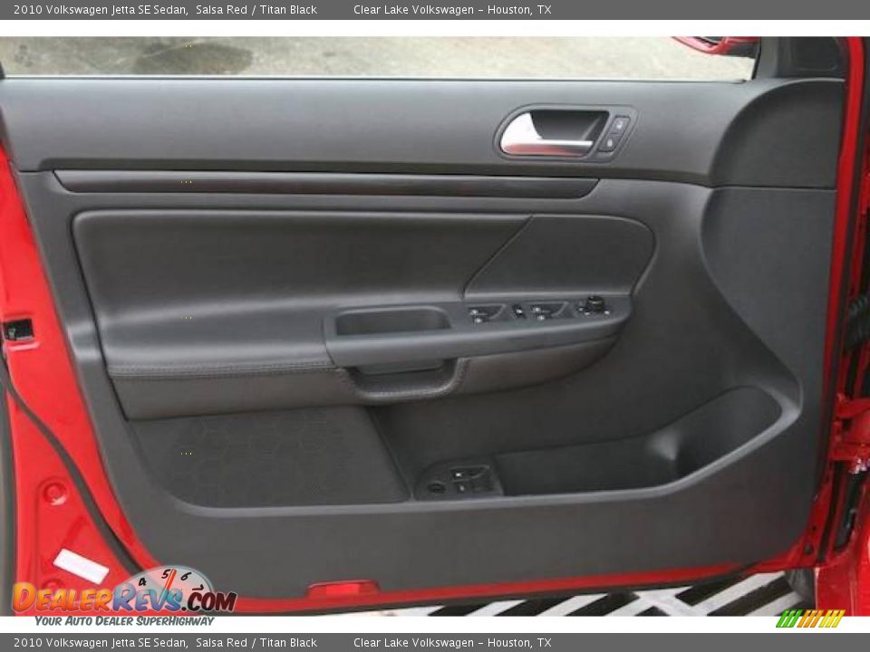 2010 Volkswagen Jetta SE Sedan Salsa Red / Titan Black Photo #10