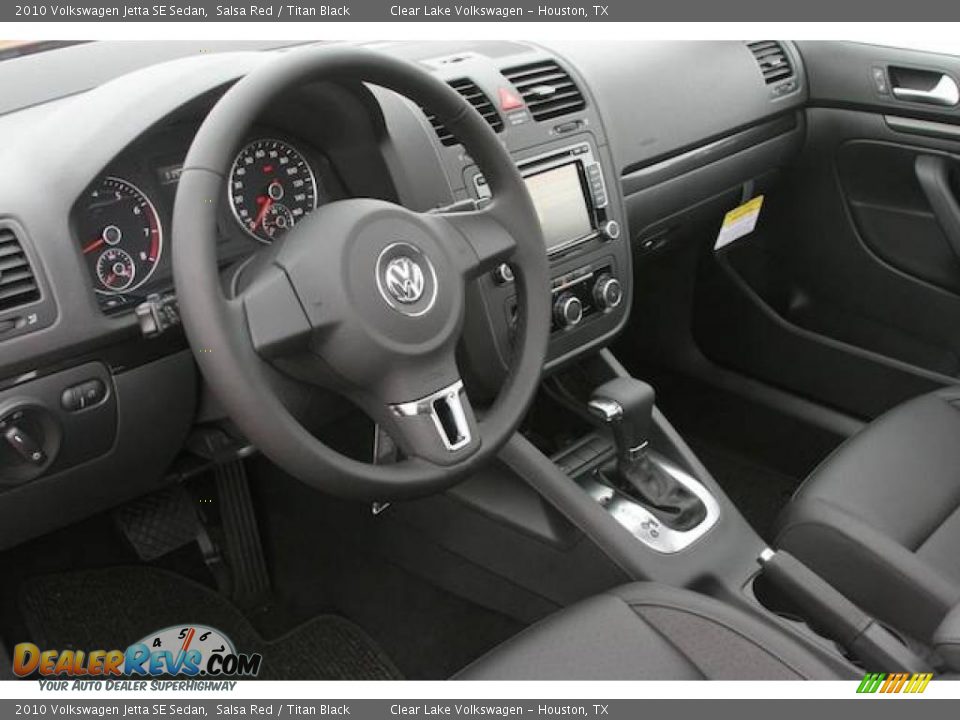 2010 Volkswagen Jetta SE Sedan Salsa Red / Titan Black Photo #11