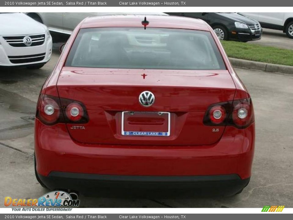 2010 Volkswagen Jetta SE Sedan Salsa Red / Titan Black Photo #13