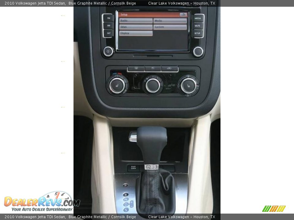 2010 Volkswagen Jetta TDI Sedan Blue Graphite Metallic / Cornsilk Beige Photo #15