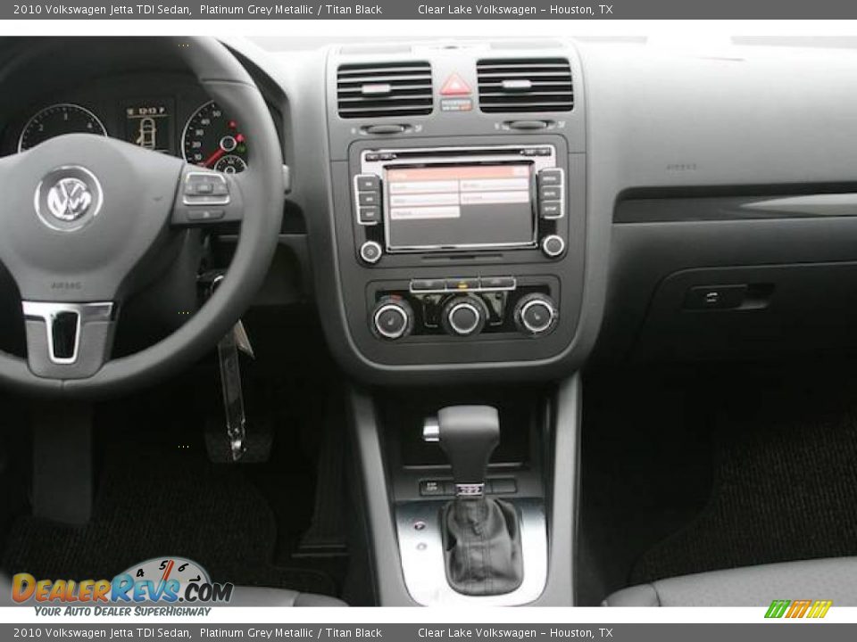 2010 Volkswagen Jetta TDI Sedan Platinum Grey Metallic / Titan Black Photo #5