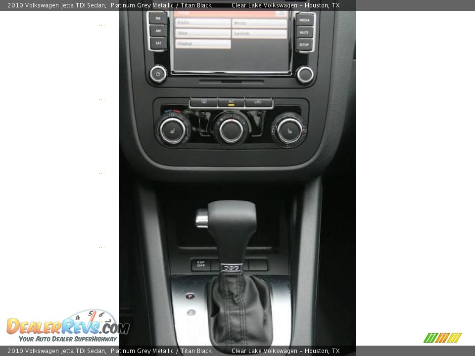 2010 Volkswagen Jetta TDI Sedan Platinum Grey Metallic / Titan Black Photo #16