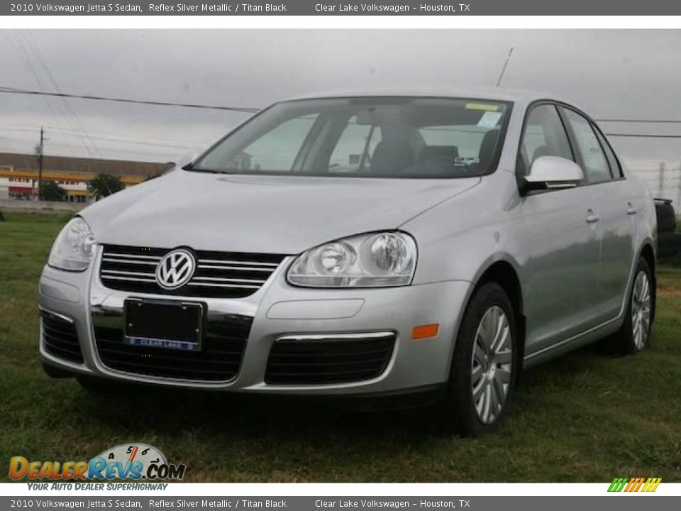 2010 Volkswagen Jetta S Sedan Reflex Silver Metallic / Titan Black Photo #1
