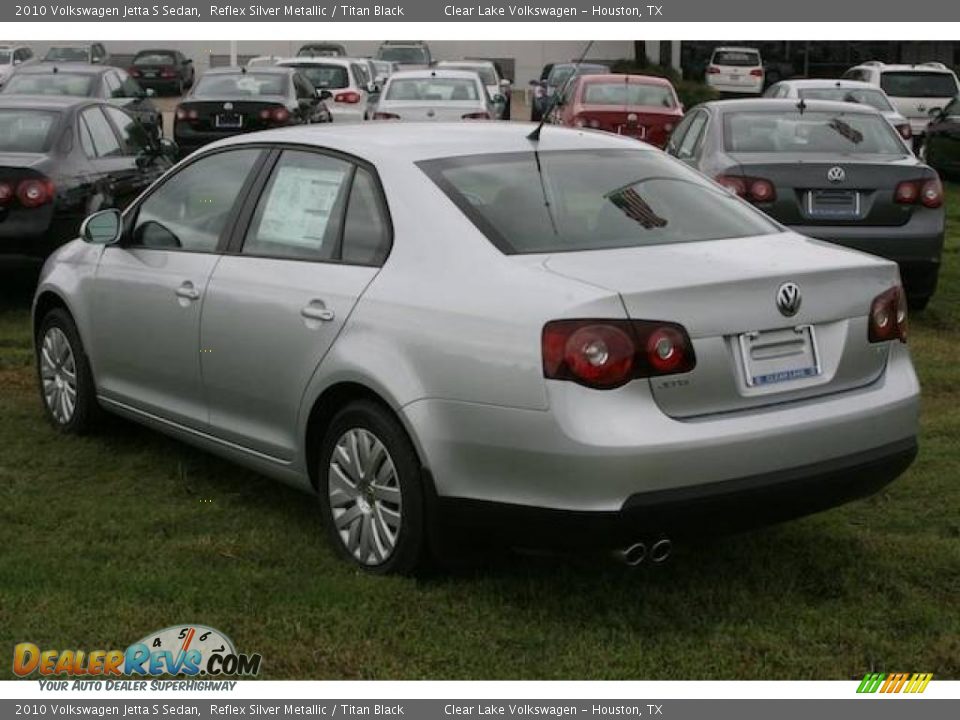2010 Volkswagen Jetta S Sedan Reflex Silver Metallic / Titan Black Photo #3