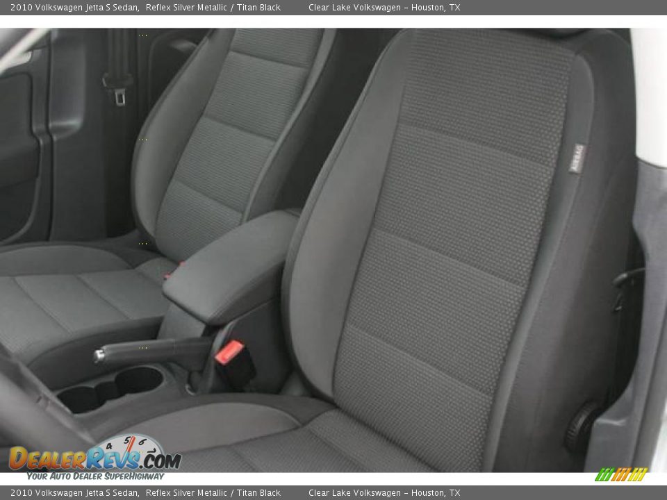 2010 Volkswagen Jetta S Sedan Reflex Silver Metallic / Titan Black Photo #6