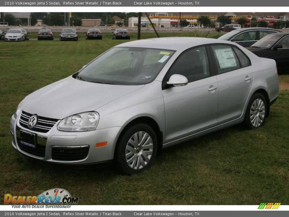 2010 Volkswagen Jetta S Sedan Reflex Silver Metallic / Titan Black Photo #12