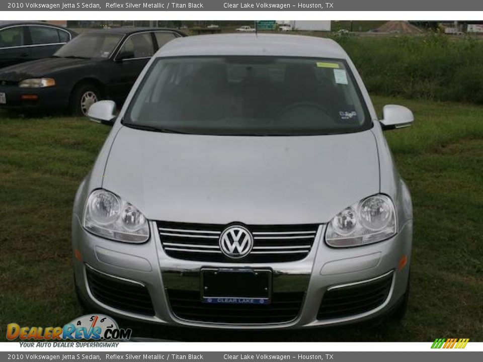 2010 Volkswagen Jetta S Sedan Reflex Silver Metallic / Titan Black Photo #15
