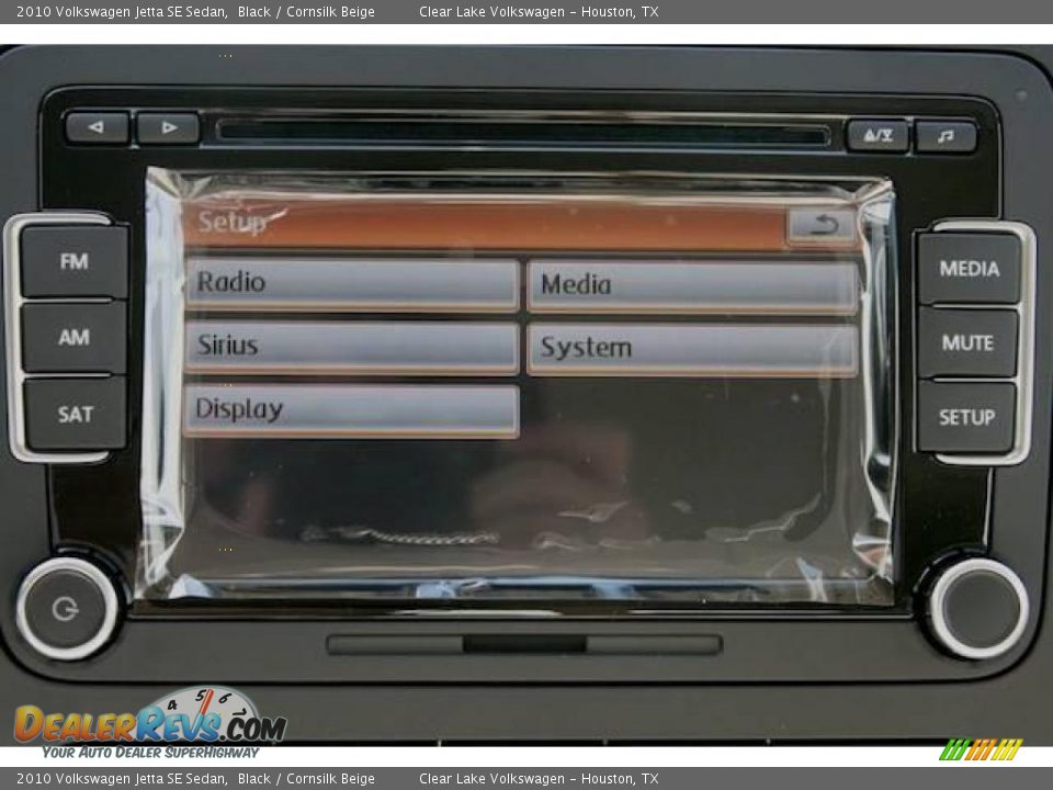 2010 Volkswagen Jetta SE Sedan Black / Cornsilk Beige Photo #8