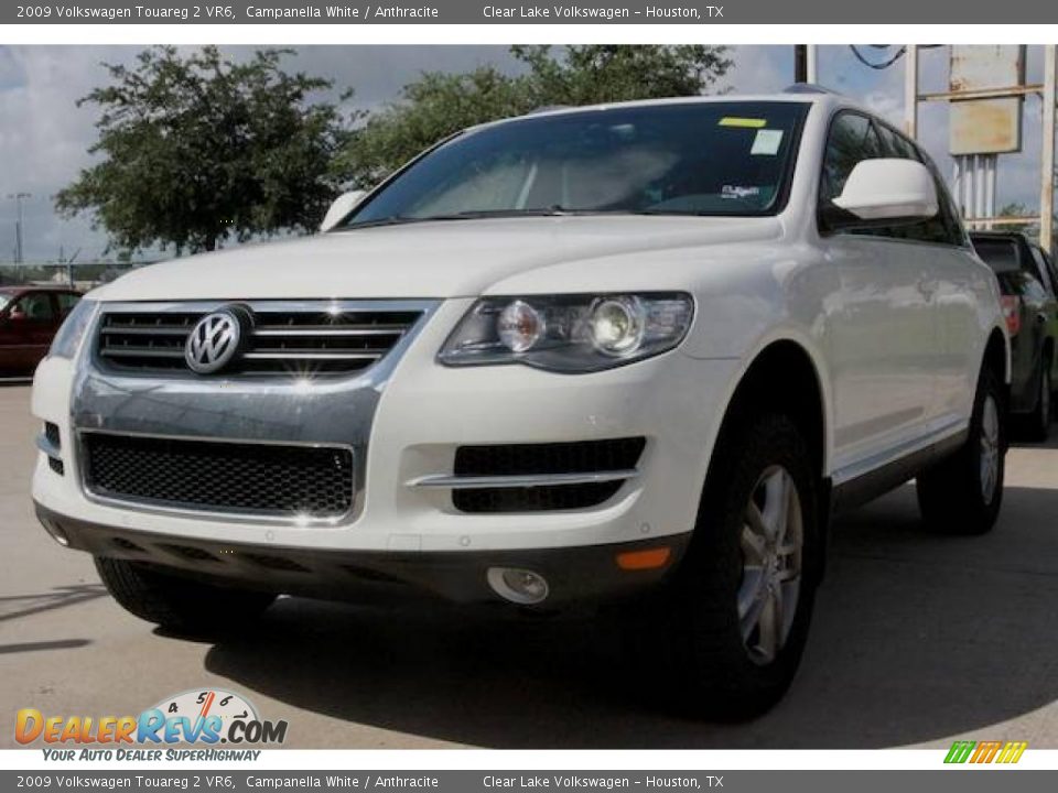 2009 Volkswagen Touareg 2 VR6 Campanella White / Anthracite Photo #2