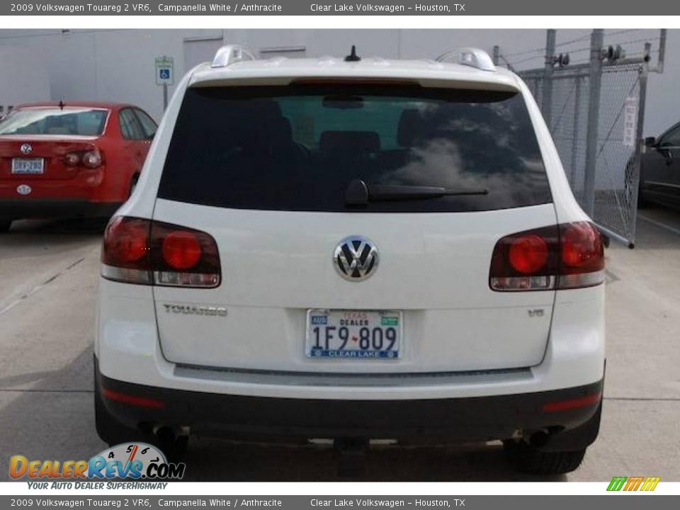 2009 Volkswagen Touareg 2 VR6 Campanella White / Anthracite Photo #4