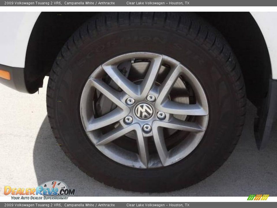 2009 Volkswagen Touareg 2 VR6 Campanella White / Anthracite Photo #9