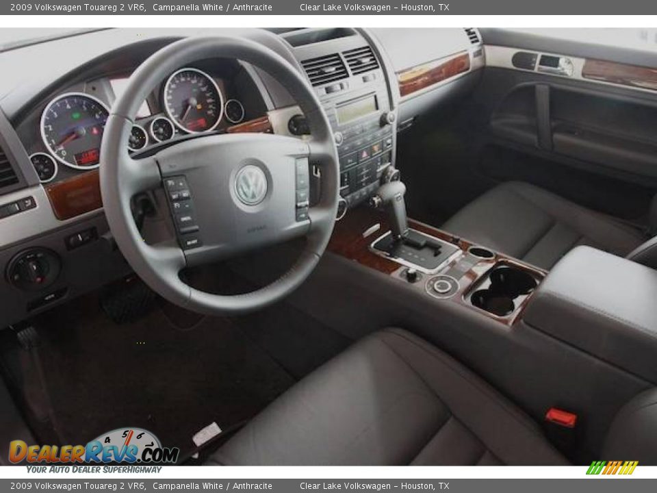 2009 Volkswagen Touareg 2 VR6 Campanella White / Anthracite Photo #10
