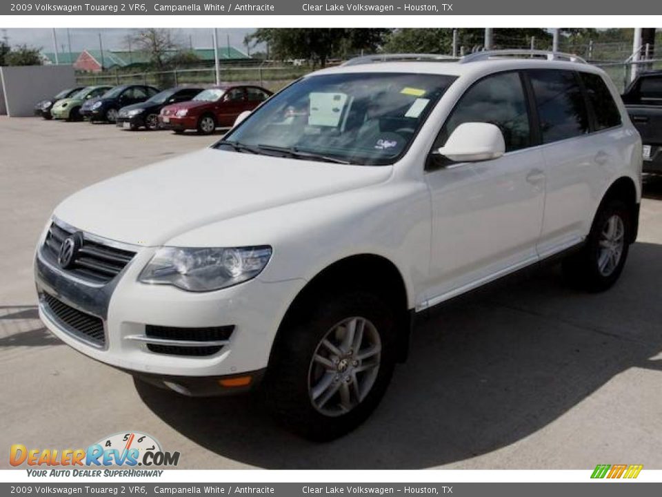 2009 Volkswagen Touareg 2 VR6 Campanella White / Anthracite Photo #14