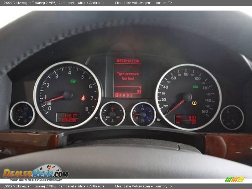 2009 Volkswagen Touareg 2 VR6 Campanella White / Anthracite Photo #18