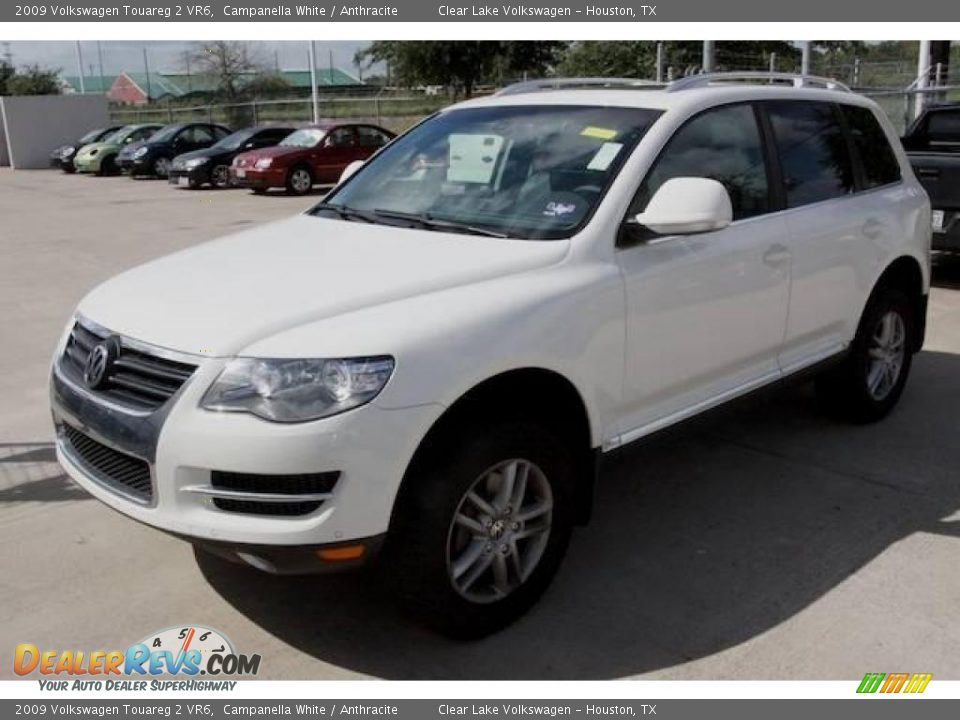 2009 Volkswagen Touareg 2 VR6 Campanella White / Anthracite Photo #19