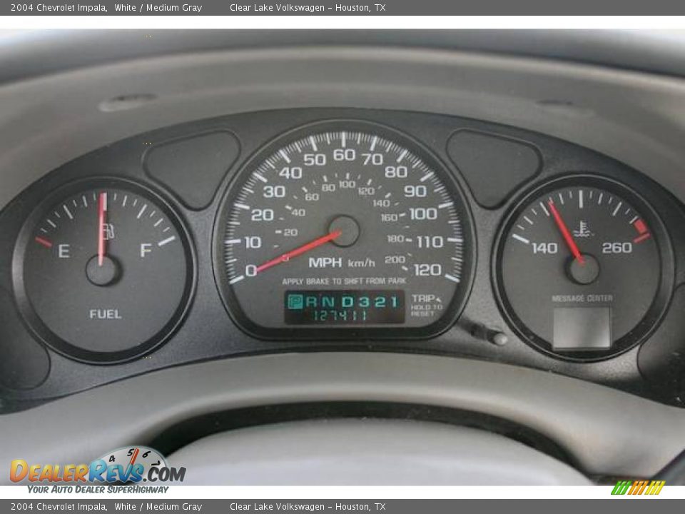 2004 Chevrolet Impala White / Medium Gray Photo #33