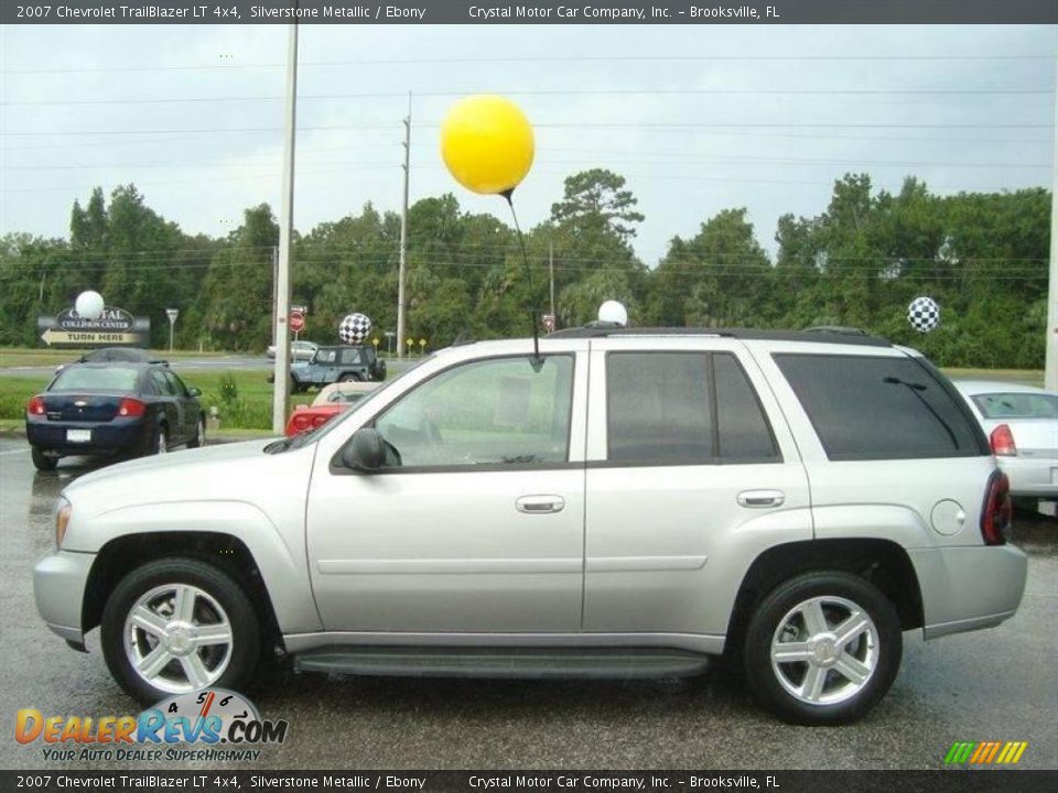 2007 Chevrolet TrailBlazer LT 4x4 Silverstone Metallic / Ebony Photo #2
