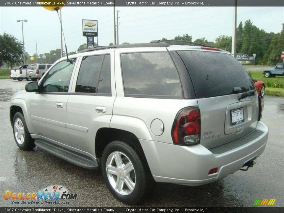 2007 Chevrolet TrailBlazer LT 4x4 Silverstone Metallic / Ebony Photo #3