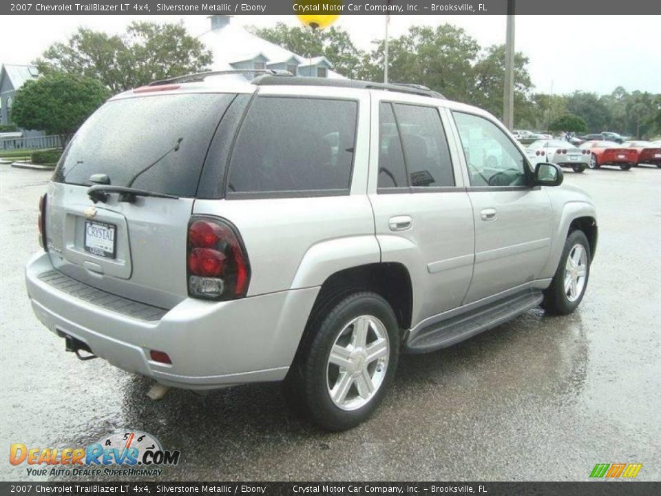 2007 Chevrolet TrailBlazer LT 4x4 Silverstone Metallic / Ebony Photo #9